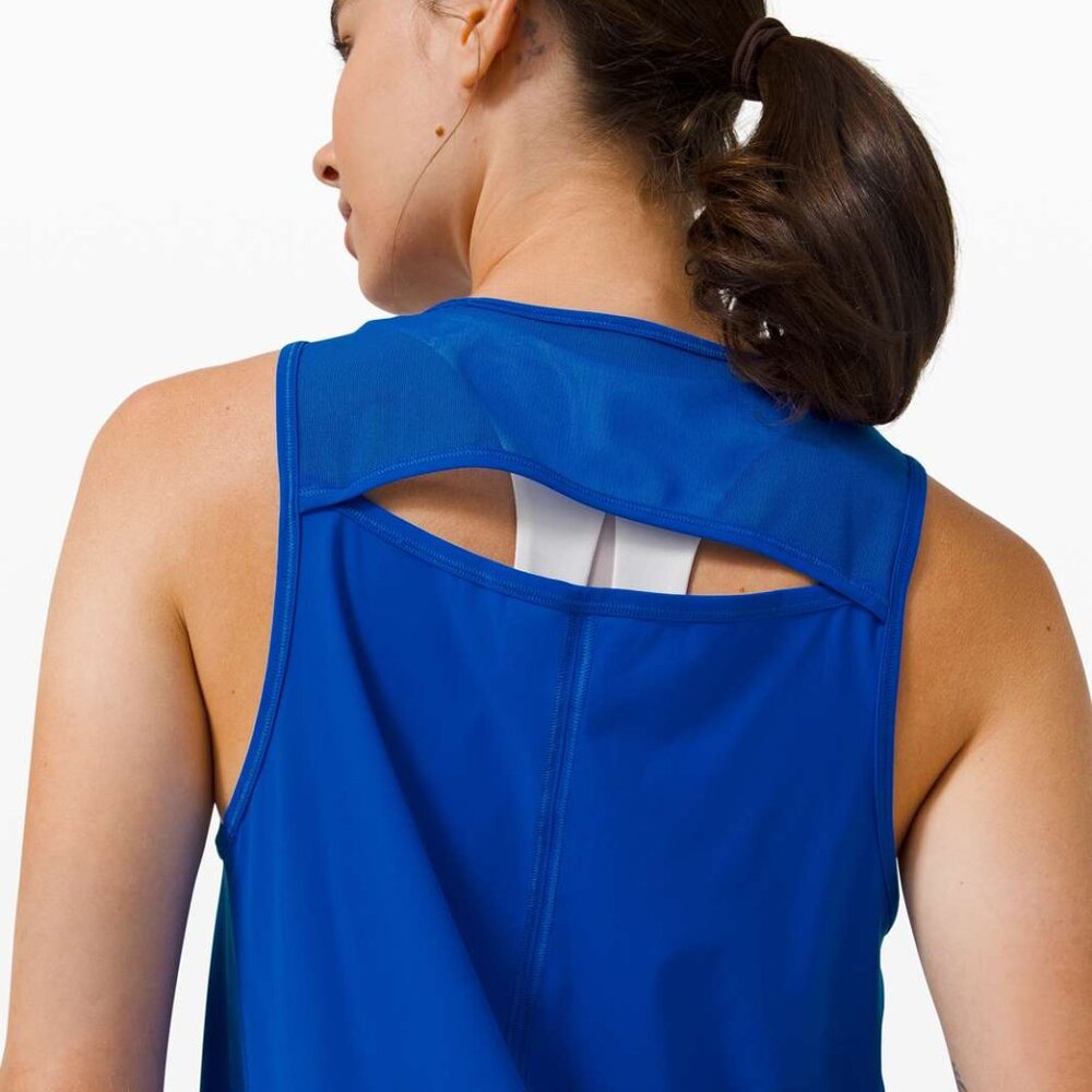 Lululemon Sculpt Tank II Cerulean Blue Size 6 - Picture 2 of 7